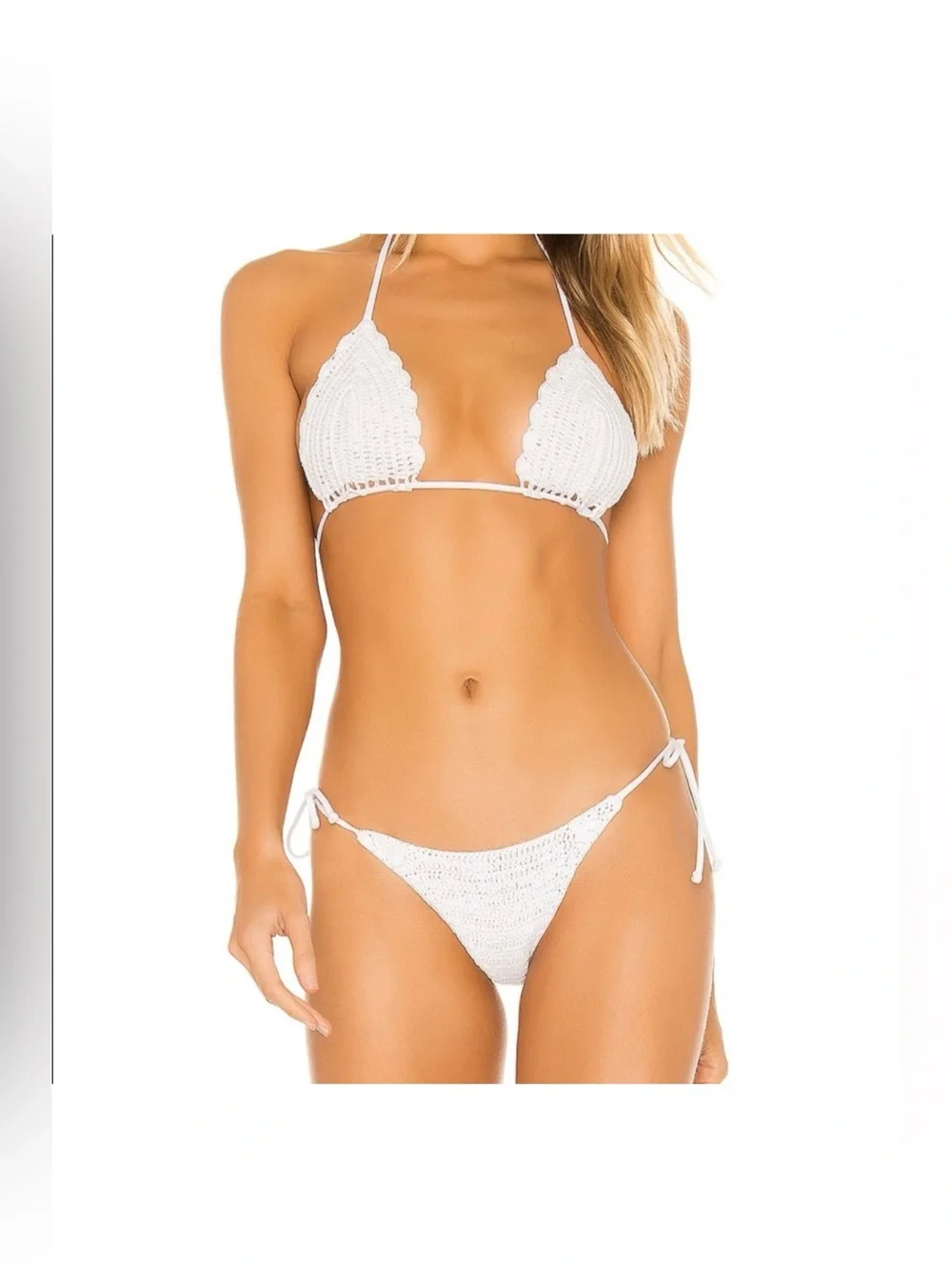 Frankie's bikini Set - white crochet B35